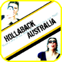Hollaback Australia button