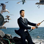 Oddly Awesome: Christian Bale startling seagulls