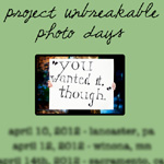 Quick Hit: Project Unbreakable [Trigger Warning]