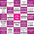 5x5 sexist joke bingo card