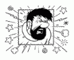 a character from the TinTin books, looking angry and with symbols meant to denote swearing/cursing surrounding him