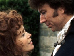 Ross and Demelza in a tender moment from Poldark