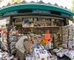 Newstand in Paris (by Mark Mitchell)