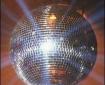 A shiny sparkly disco ball