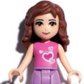 A small plastic mini-figure from Lego's new line targeting girls