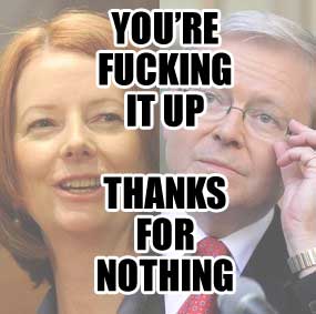 YOU'RE FUCKING IT UP - THANKS FOR NOTHING