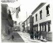 Photograph of a street in The Rocks, Sydney, circa 1900