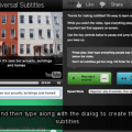 Screenshot of Universal Subtitles howto video