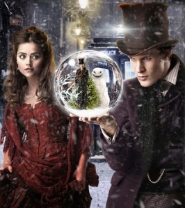 promotional image from the BBC for the 2012 Doctor Who Christmas Special "The Snowmen"