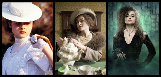 Marry Shag or Cliff? Which Helena Bonham Carter do you choose? Helena Bonham Carter as Luch Honeychurch (A Room with a View), Queen Elizabeth (The King's Speech), and Bellatrix Lestrange (Harry Potter movies).