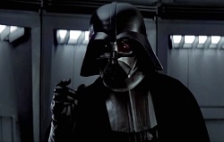 darth-vader-choke Darth Vader gestures menacingly in the first Star Wars movie