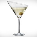 Martini with olive.