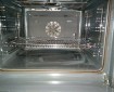The inside of a recently cleaned oven